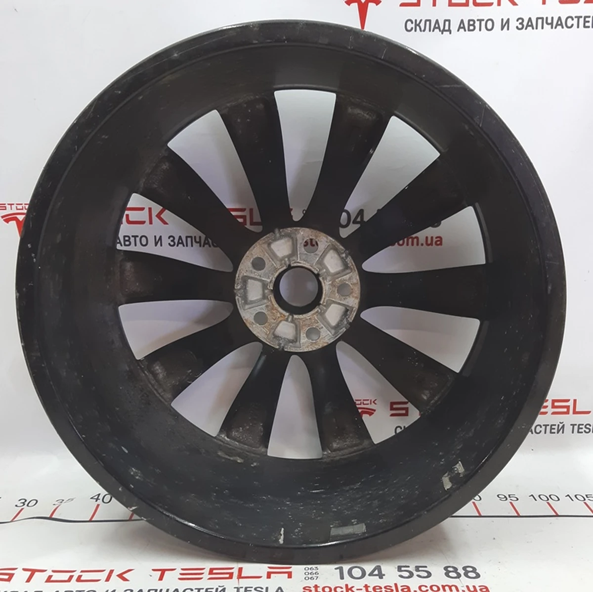 4 Колісний диск GREY TURBINE 21x8.5 J з пошкодженням Tesla model S 1054042-00-B