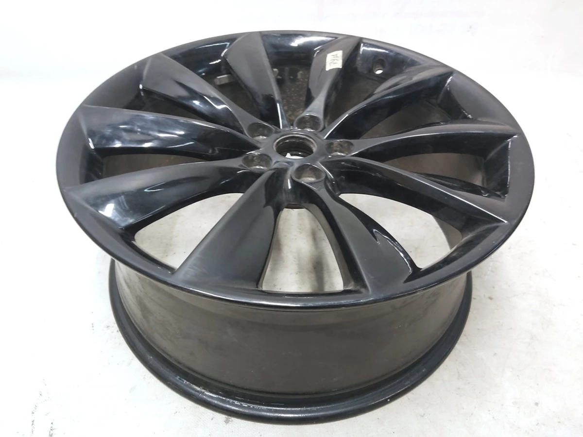 4 WHEEL, 21X8.5 - BLACK TURBINE 21x8.5 J with damage Tesla model S, model S REST 1054042-00-B
