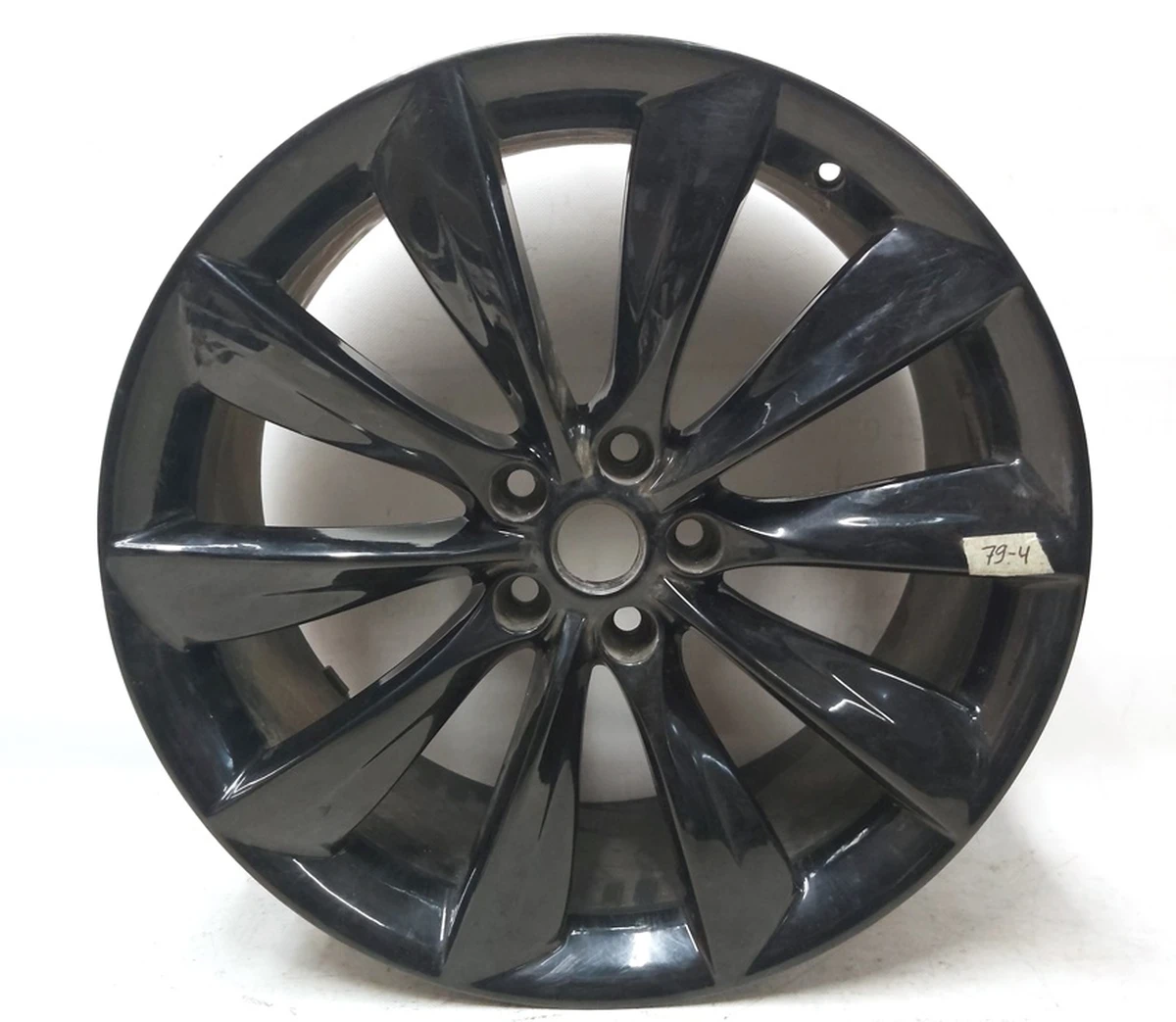 4 Колісний диск BLACK TURBINE 21x8.5 J з пошкодженням Tesla model S, model S REST 1054042-00-B