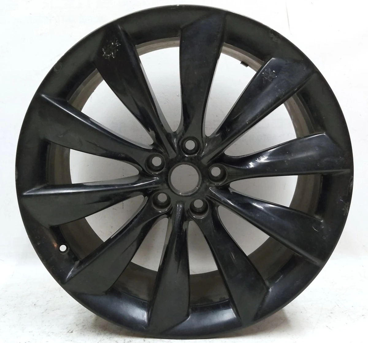 4 Диск колёсный BLACK TURBINE 21x8.5 J с повреждением Tesla model S, model S REST 1054042-00-B