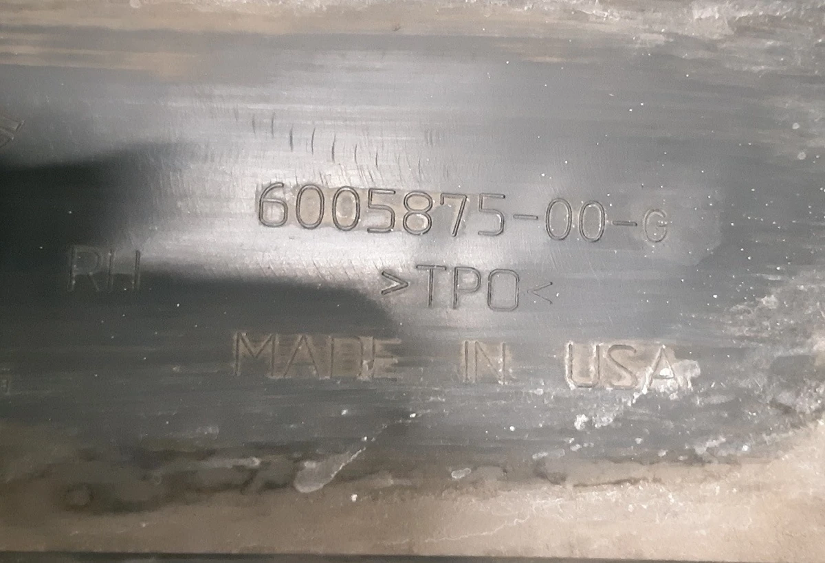 1 Накладка порога правая рокерная панель (структурная) Tesla model S, model S REST 6005875-00-J