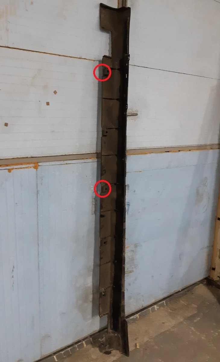 1 Накладка порога правая рокерная панель (структурная) Tesla model S, model S REST 6005875-00-J