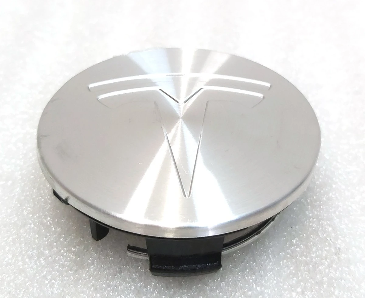 9 Wheel center cap 58mm SILVER Tesla all models 6005879-00-A