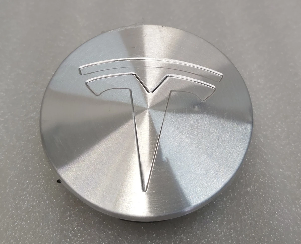 9 Wheel center cap 58mm SILVER Tesla all models 6005879-00-A