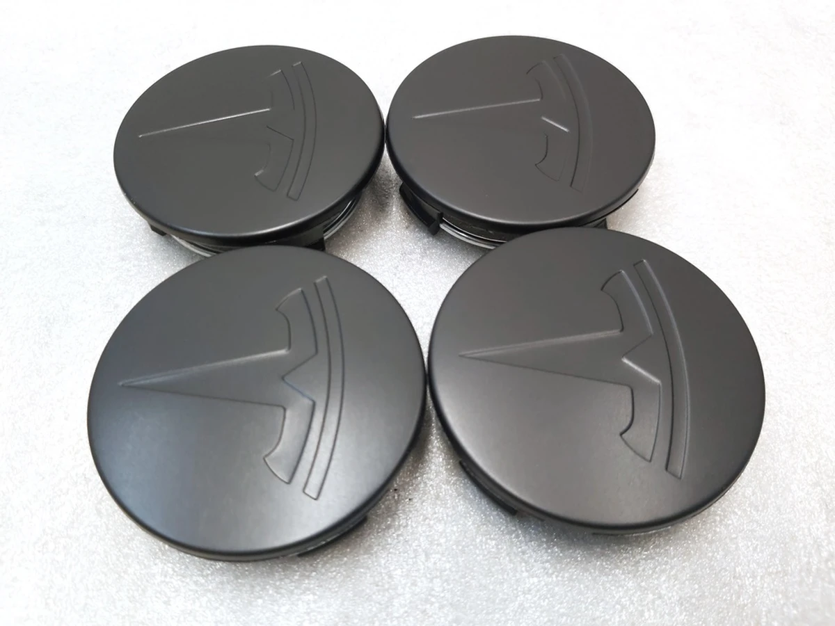 9 Ковпачок центральний колісного диска 58mm MATTE BLACK (комплект 4 штуки) Tesla all models 6005879