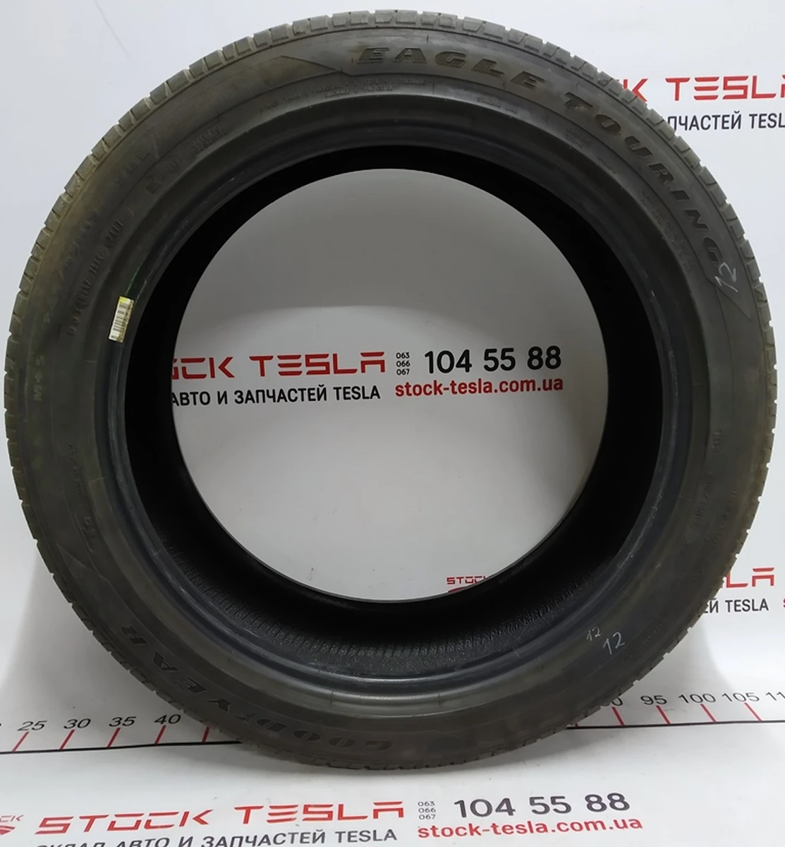 1 Шина 245/45R19 98W A/S GOODYEAR EAGLE TOURING 7,14 мм Tesla S REST 6005890-00-C