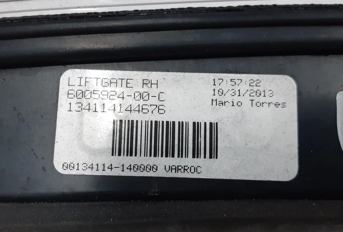 6 Фонарь правый внутрений (USA) Tesla model S, model S REST 6005924-00-E