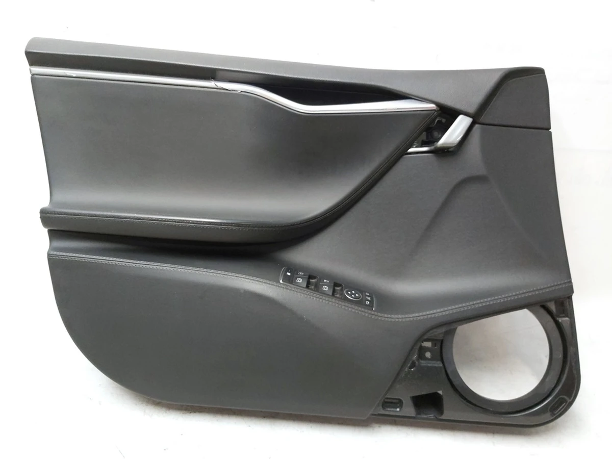 1 DOOR TRIM ASSEMBLY, FRONT LEFT HAND PURB/PVCB/PVCB BLACK (without speaker trim) Tesla model S, model S REST 6006071-22-M