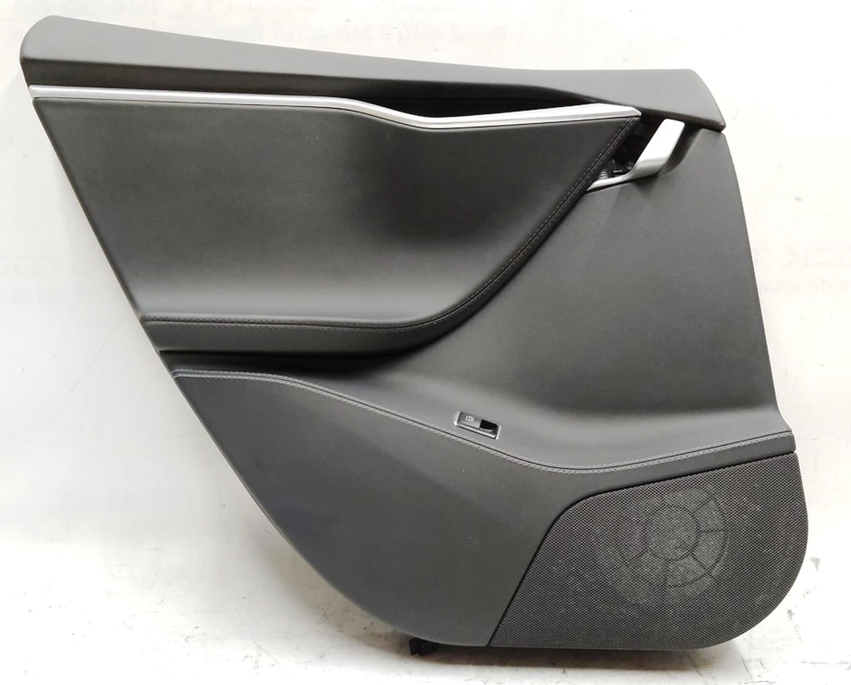 2 Карта дверей задньої лівої в зборі PUR/NAPPA GRAIN BLK/PVC Tesla