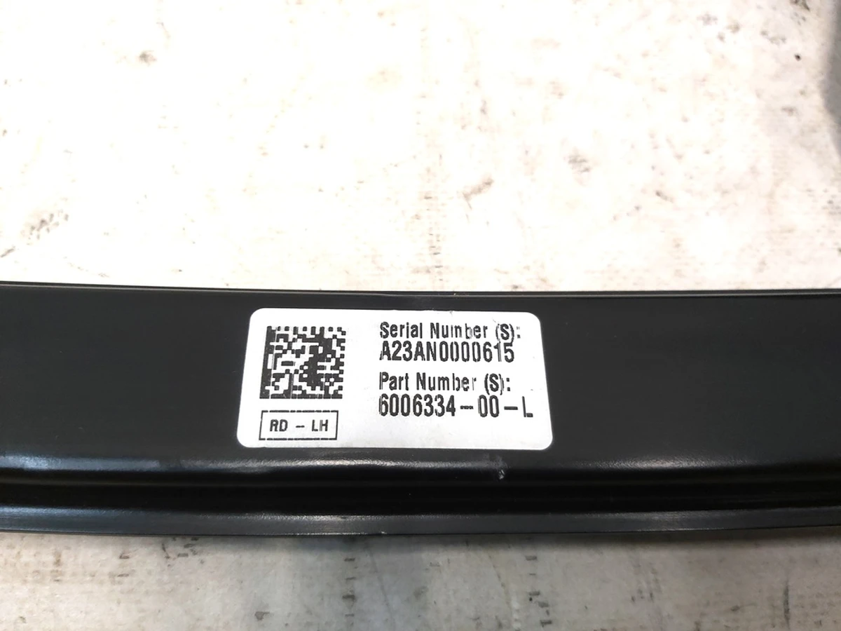 3 Склопідйомник задній лівий Tesla model S, model S REST 6006334-00-L