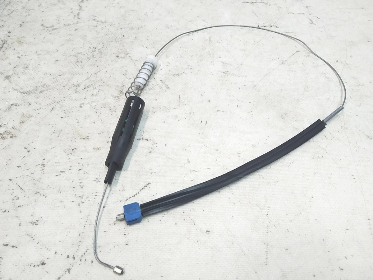 2 Тросик склопідйомника заднього лівого правого (корпус, пружина гумове ущільнення 21 см) Tesla Model S, Model S REST 6006334, 6006377