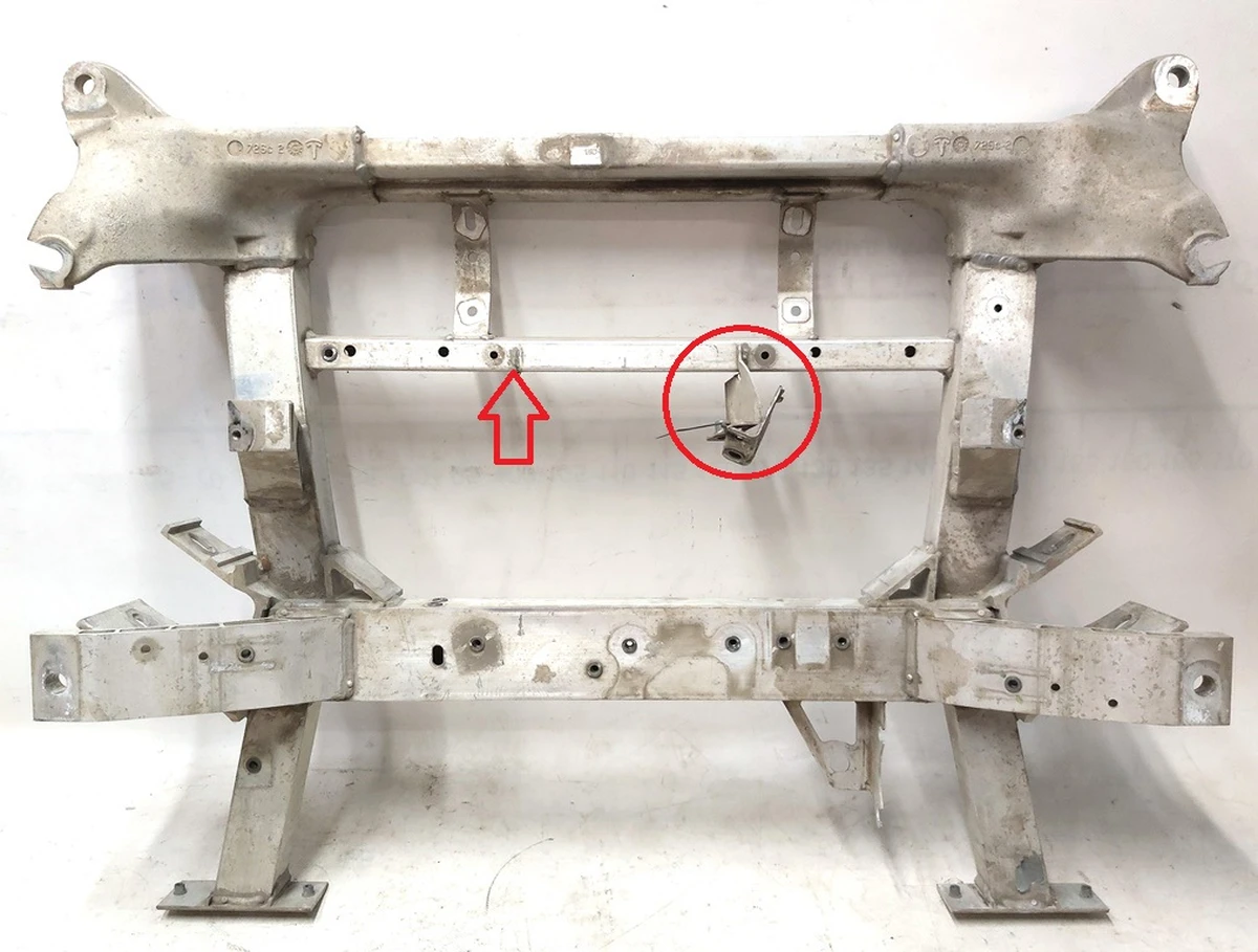 1 Подрамник передний RWD с повреждением Tesla model S 6006417-00-G