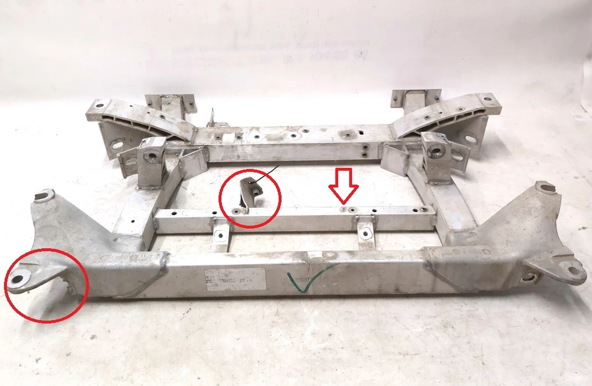 1 Подрамник передний RWD с повреждением Tesla model S 6006417-00-G