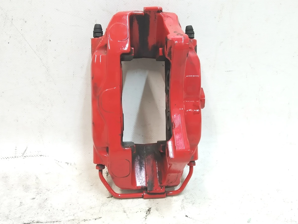 1 Суппорт тормозной задний правый BREMBO PERF (ITALY) красный Tesla Model S, Model S REST, Model X 1078542-01, 1007889-01