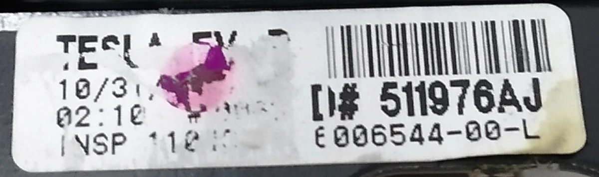 3 Форточка передня права Tesla model S, model S REST 6006544-00-L