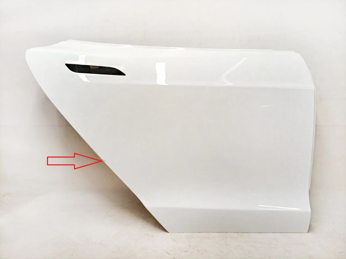 6 Дверь задняя правая (металл) PBCW с повреждением Tesla model S 6006566-E0-H