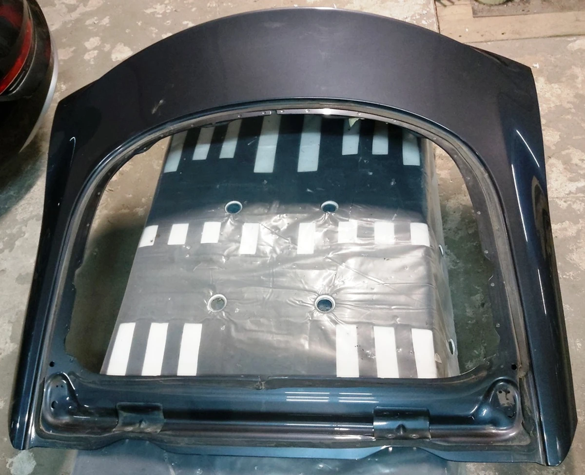 7 Кришка багажника (ляда) метал PPMR Tesla model S, model S REST 1023722-E0-A
