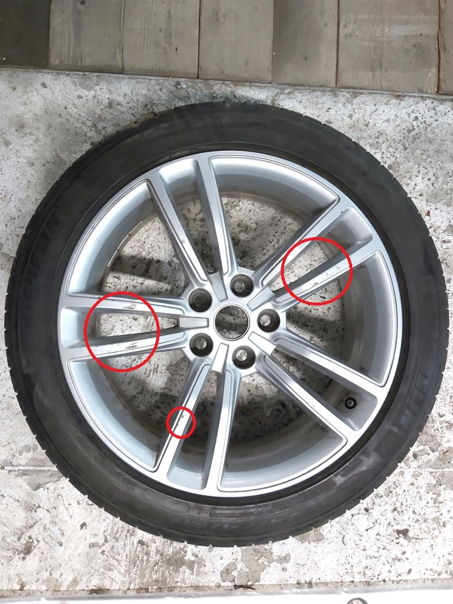 1 Wheel assembly (rim 19 * 8.0J tire Michelin Primacy 245/45 R19 TPMS sensor protector 3,65 мм) Tesla model S 1054040-00-B