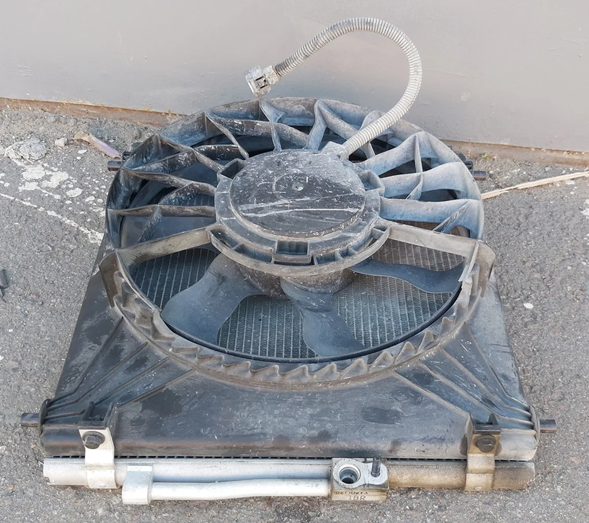 1 Радіатор та вентилятор кондиціонера лівий у зборі Tesla model S, model S REST 6007352-00-F