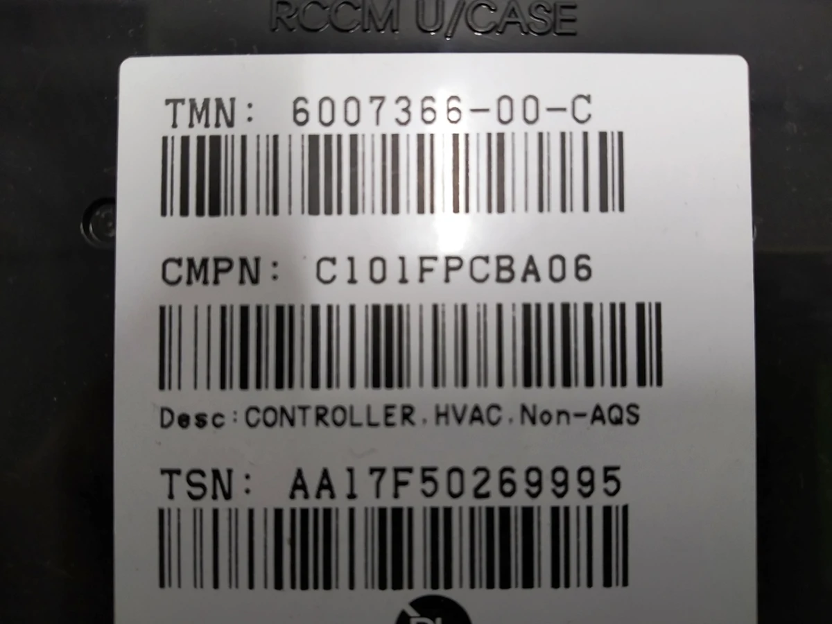 1 Контролер кліматичної установки Tesla Model S, Model S REST, Model X 6007366-00-E