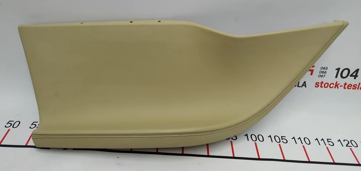 35 Front left door card pocket NGTPVC (coarse-grain leather, without additional lighting) Tesla model S, model S REST 1002960-08-J