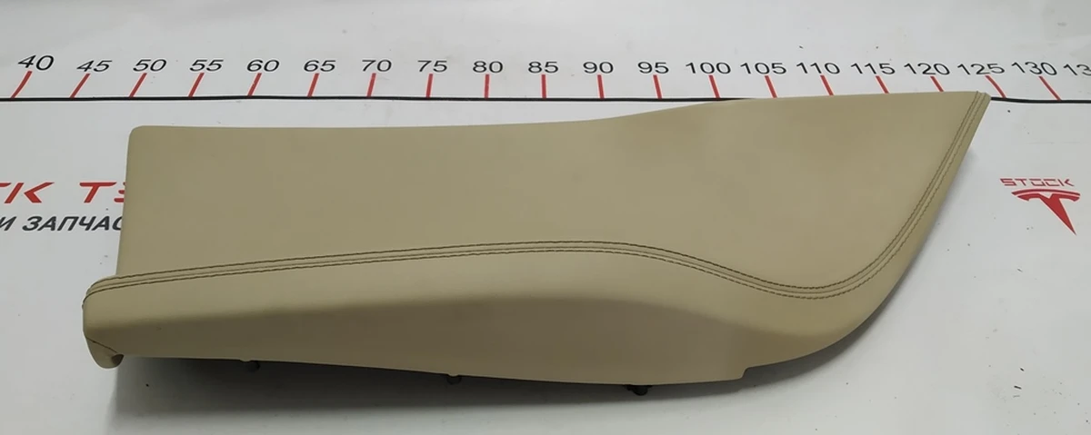 35 Front left door card pocket NGTPVC (coarse-grain leather, without additional lighting) Tesla model S, model S REST 1002960-08-J