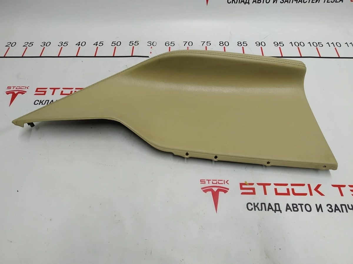 35 Front left door card pocket NGMP (coarse grain leather, illuminated) Tesla model S, model S REST 1002960-02-J