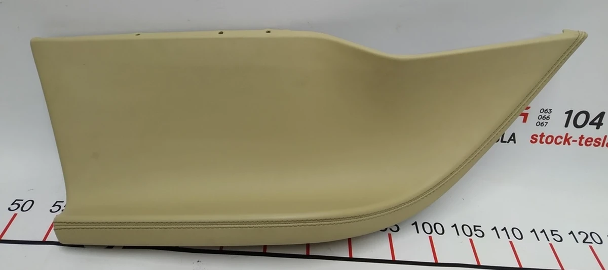 35 Front left door card pocket NGML (smooth leather, illuminated) (damaged) Tesla model S, model S REST 1002960-02-J