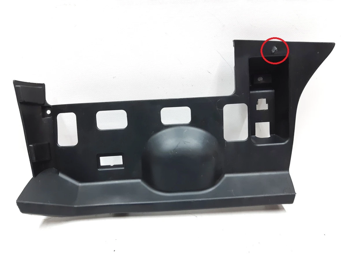 22 Overlay lower instrument panel right with damage Tesla model S, model S REST 1016343-00-B