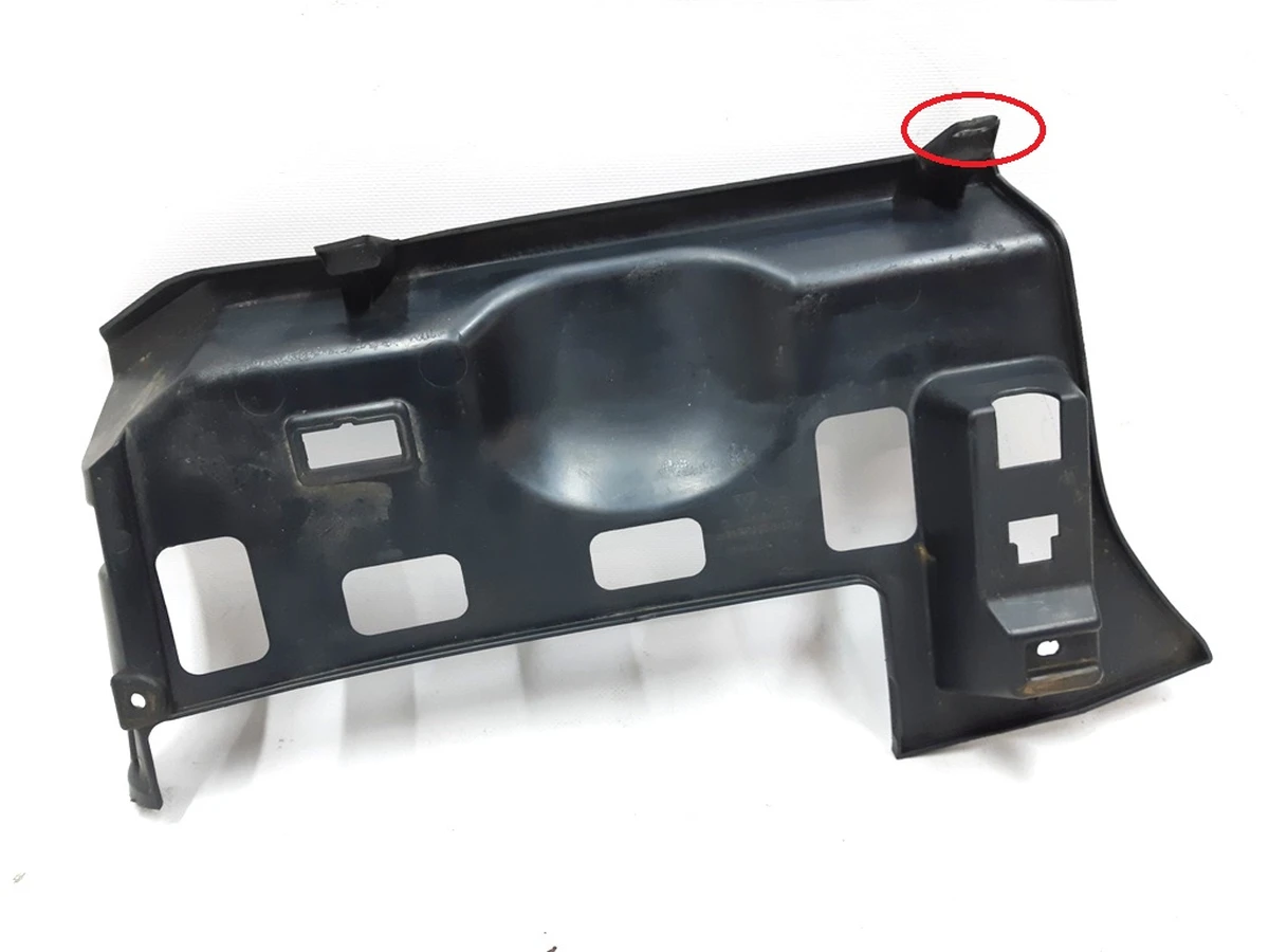 22 Overlay lower instrument panel right with damage Tesla model S, model S REST 1016343-00-B