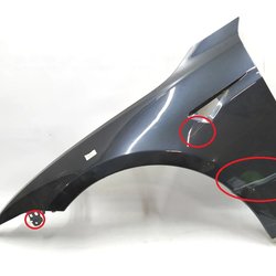 19 Крило переднє ліве PMNG із пошкодженням Tesla model S, model S REST 6008022-12-D