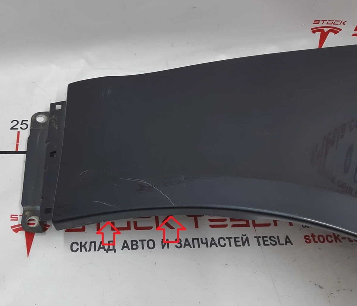2 Крило переднє праве PMNG із пошкодженням Tesla model S, model S REST 6008027-12-D