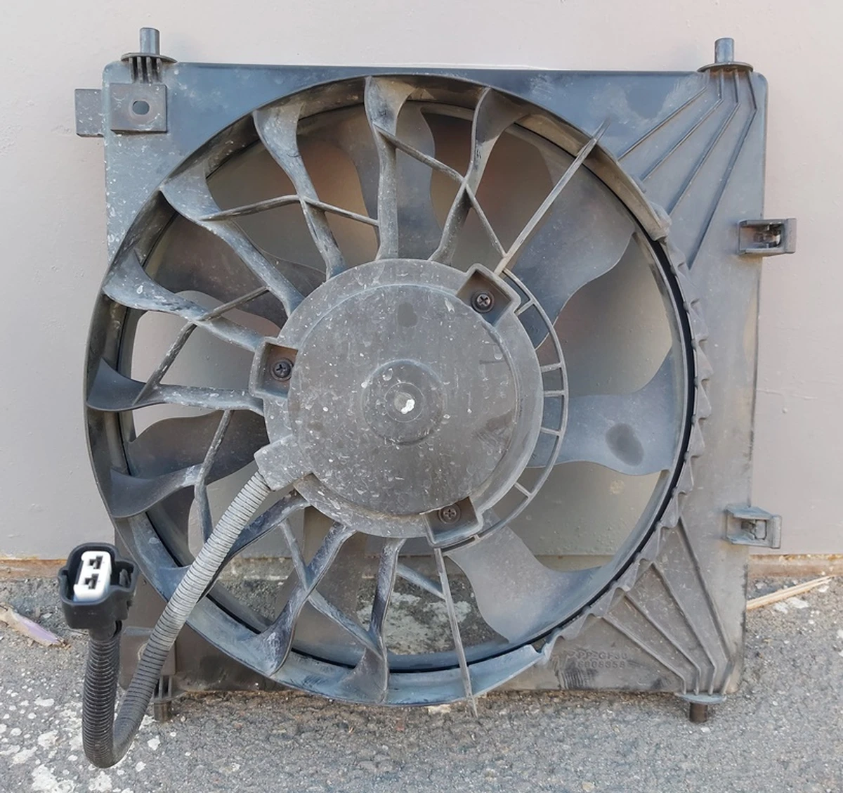 2 Вентилятор кондиціонера правий Tesla model S, model S REST 6008357-00-F