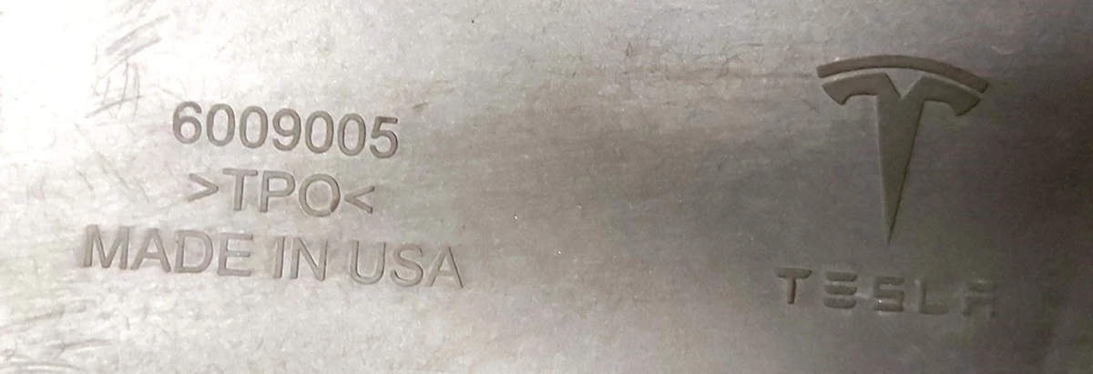 16 APPLIQUE, REAR FASCIA structural (lip) (with damage) Tesla model S 6009005-00-B