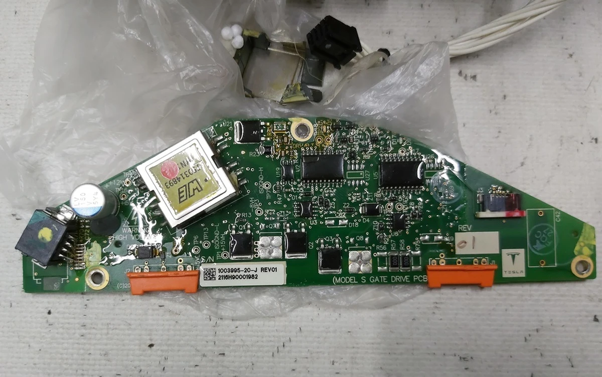 Motor inverter (BASE) without HV bus and HV connector Tesla model S, model S REST 1002633-00-Q