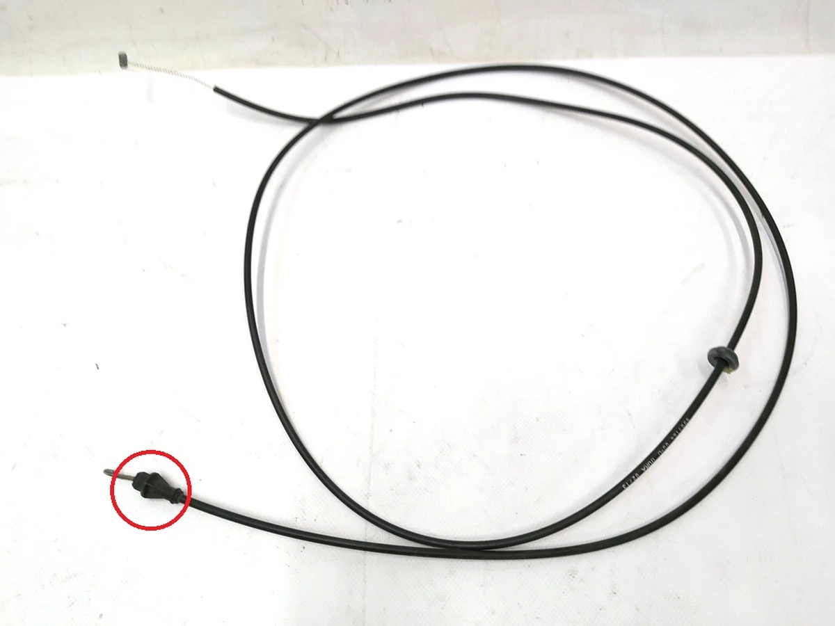 2 Тросик замка капота (открытия) с повреждением Tesla model S 6009164-00-E
