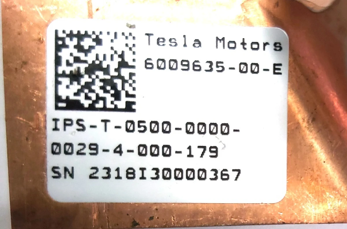 Шина високовольтна інвертора двигуна з платою та датчиком Tesla model S, model S REST 6009072-00-A