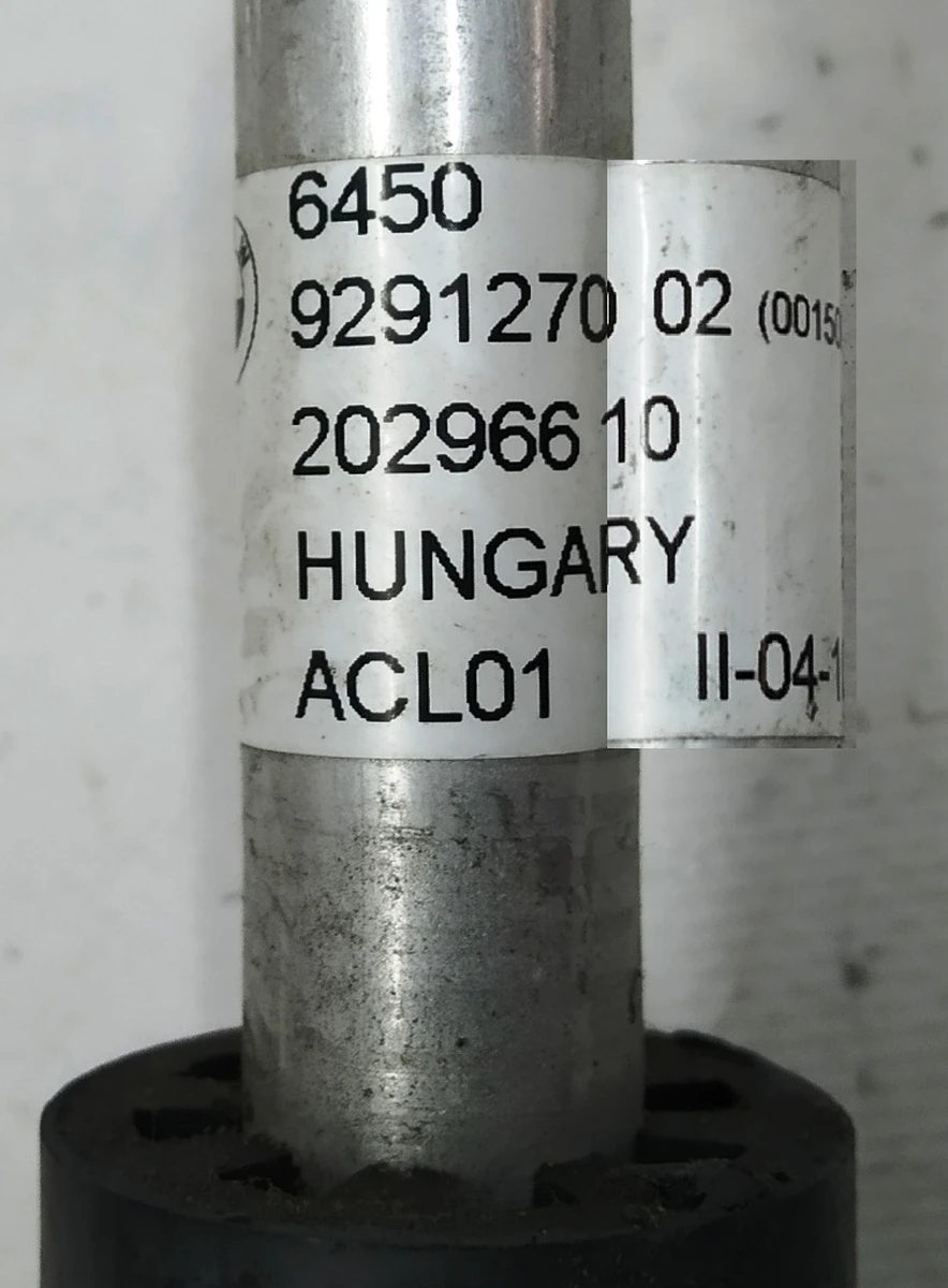 Air conditioner line suction R134A BMW i3 64539291270