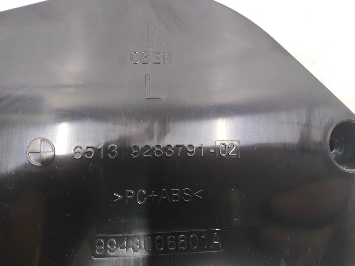 Woofer with sound guide, left and base assembly BMW i3 65139285272