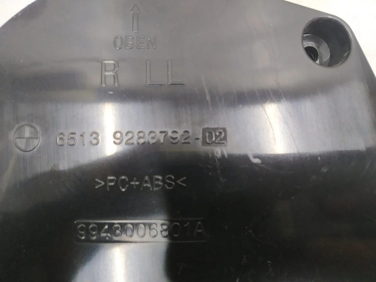 Woofer with sound guide, right and base assembly BMW i3 65139285272