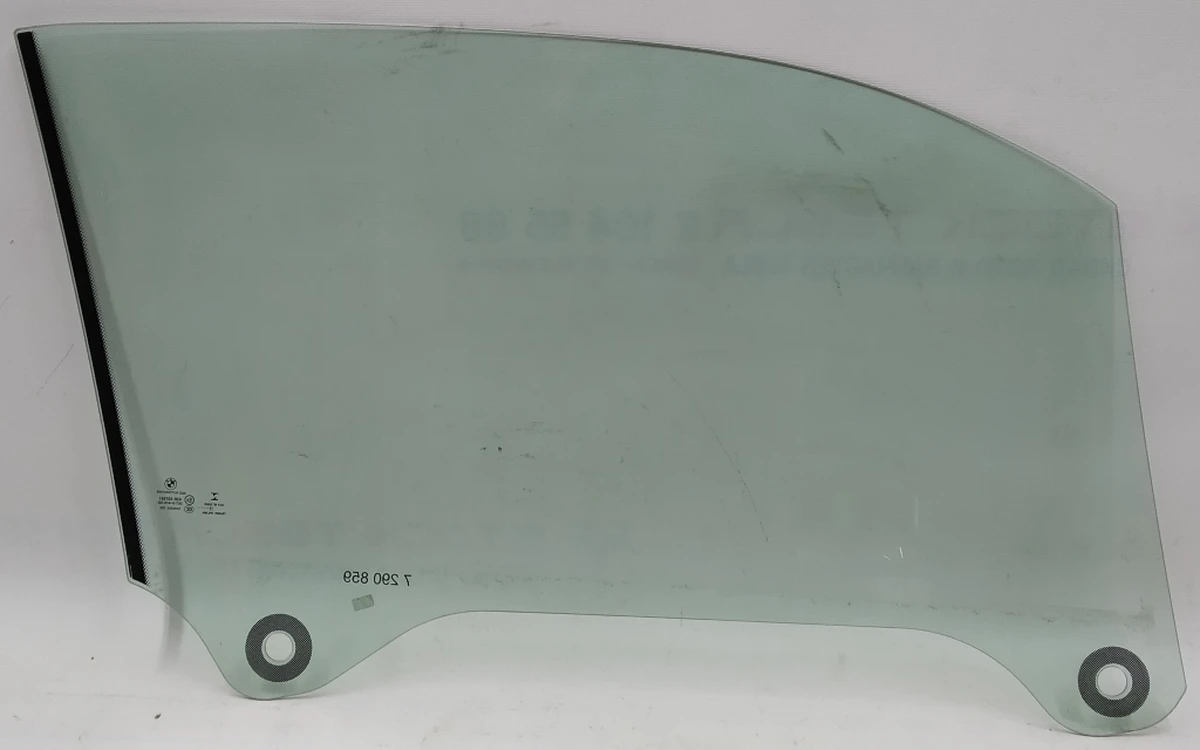 Door glass front left green BMW i3 51337290859