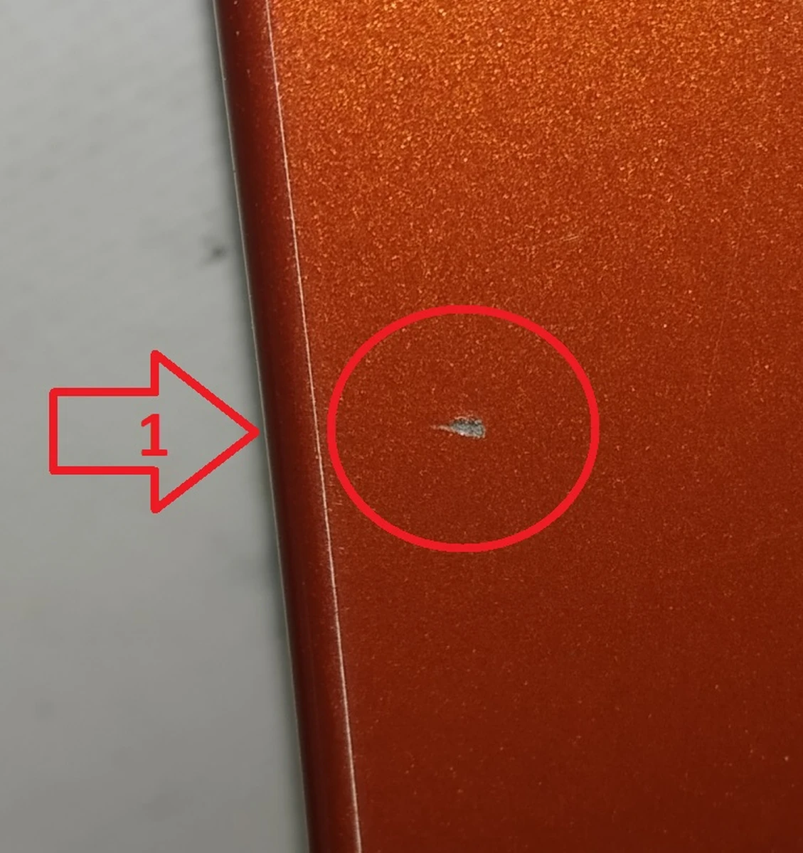 Front right fender (plastic) B78 (Solar Orange Metallic) (damaged) BMW i3 51647375892