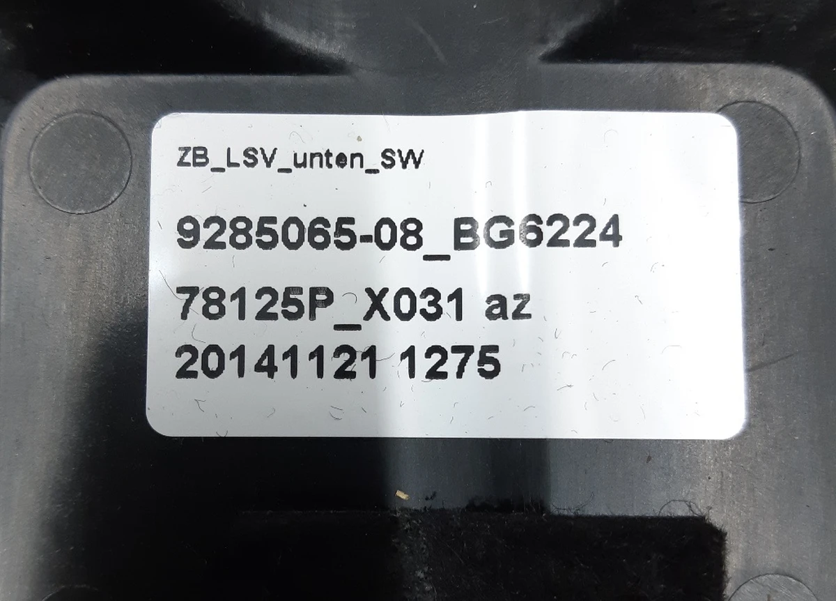 Облицювання модуля управління рульової колонки SCHWARZ нижня BMW i3 51459285065