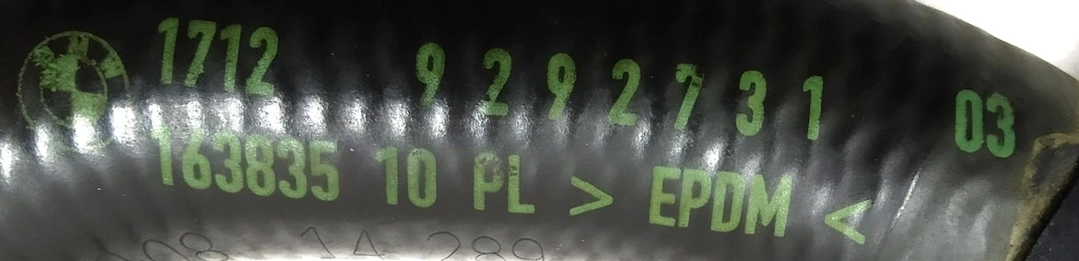 Шланг системы охлаждения возвратный BMW i3 64219292731