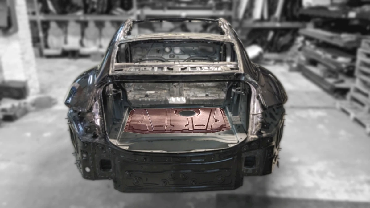 Днище багажного відсіку Porsche Taycan 9J1801553