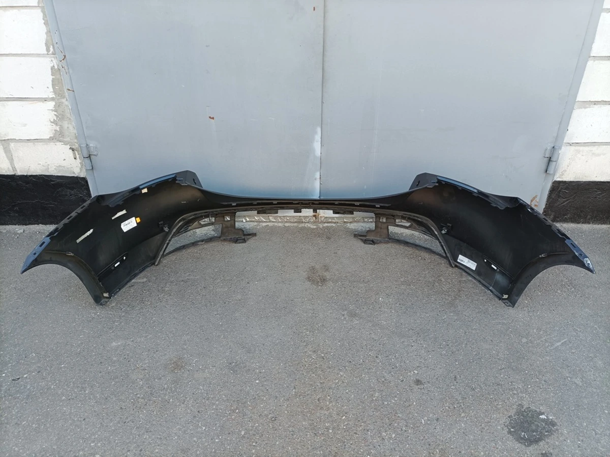 Rear bumper Turbo N/A Paint code: C9X with minor damage Porsche Taycan 9J1807984B
