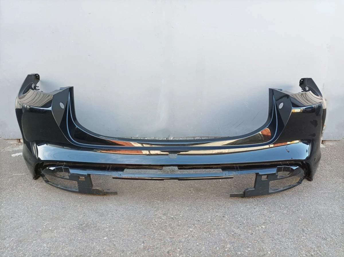 Rear bumper Turbo N/A Paint code: C9X with minor damage Porsche Taycan 9J1807984B