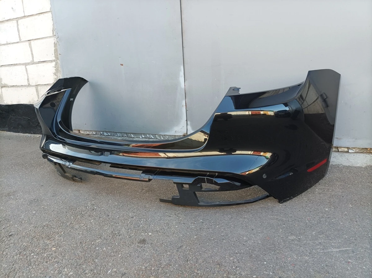 Rear bumper Turbo N/A Paint code: C9X with minor damage Porsche Taycan 9J1807984B