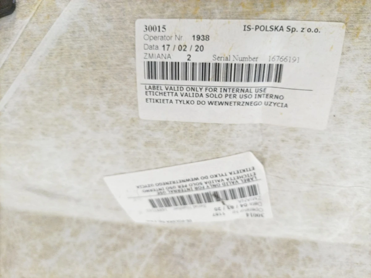 Панель стельова Dinamica OX7 для авто з панорамою (стріляні подушки) Porsche Taycan 9J1867501AQ