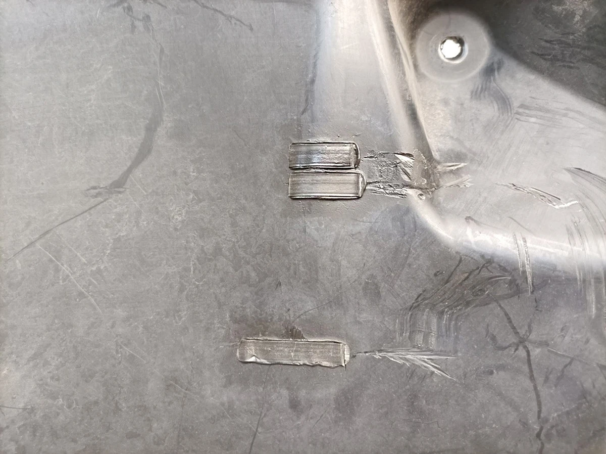 Подкрылок передний правый (задняя часть) восстановлен Mercedes EQS A2976801208